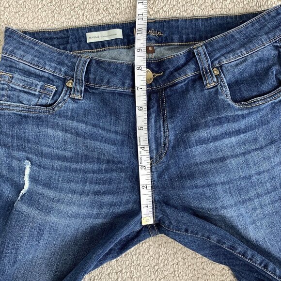 Kut from the Kloth Maggie Skinny Boyfriend Jeans Size 6 Cropped - Picture 10 of 11